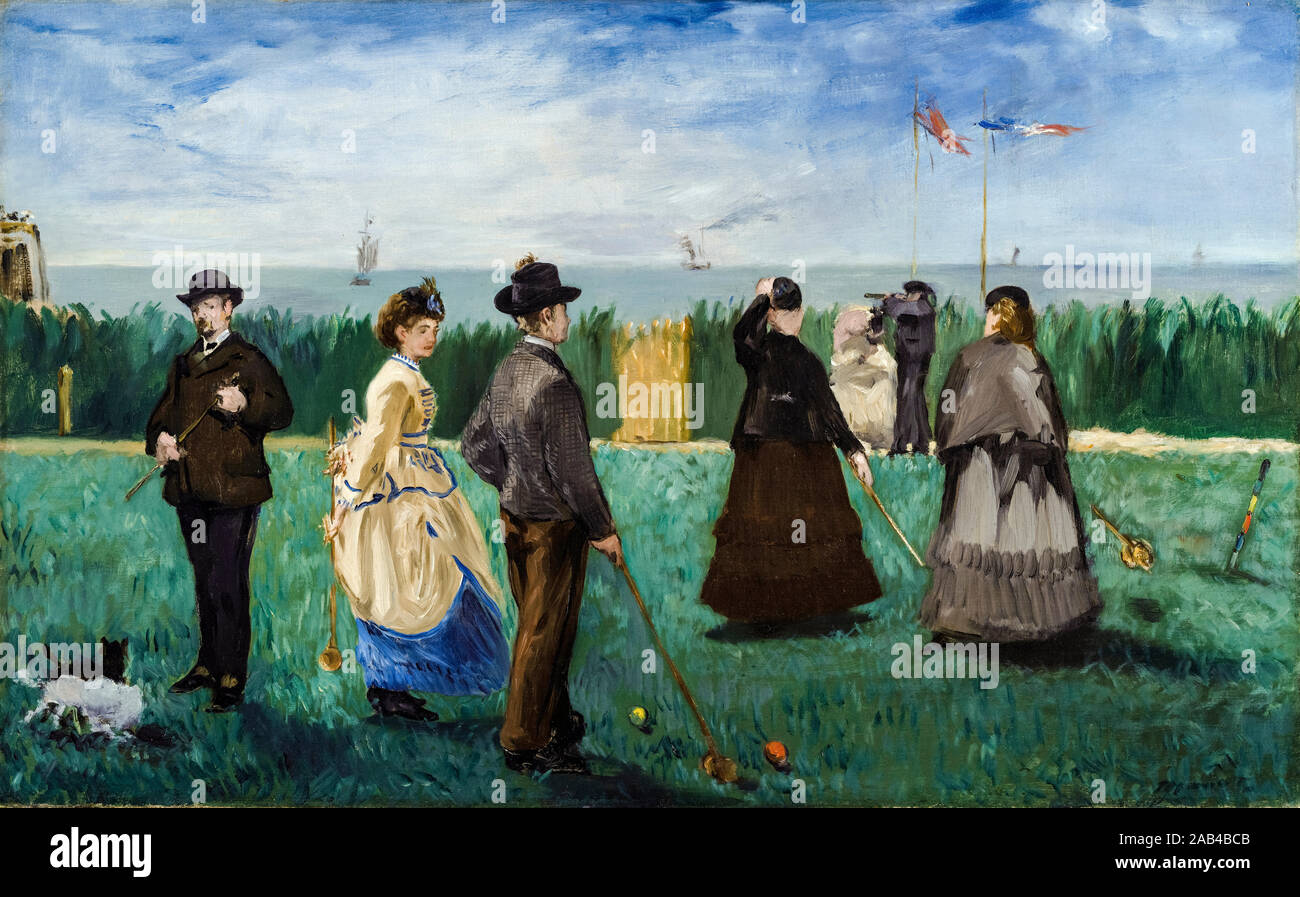 The history of croquet Banque de photographies et d’images à haute