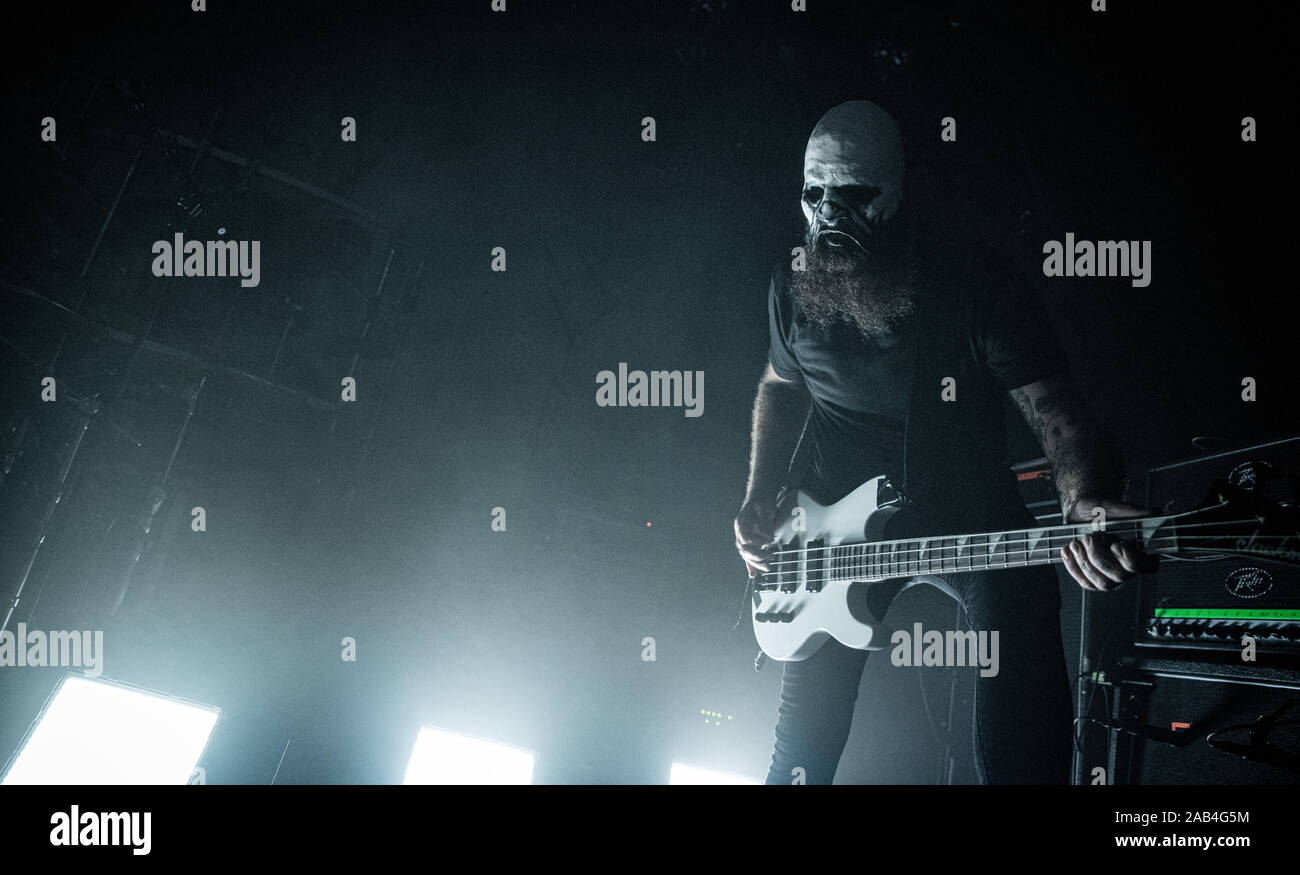 Copenhague, Danemark. Novembre 24th, 2019. La loi américaine synthwave GosT effectue un concert live à Pumpehuset à Copenhague. (Photo crédit : Gonzales Photo - Nikolaj Bransholm). Banque D'Images