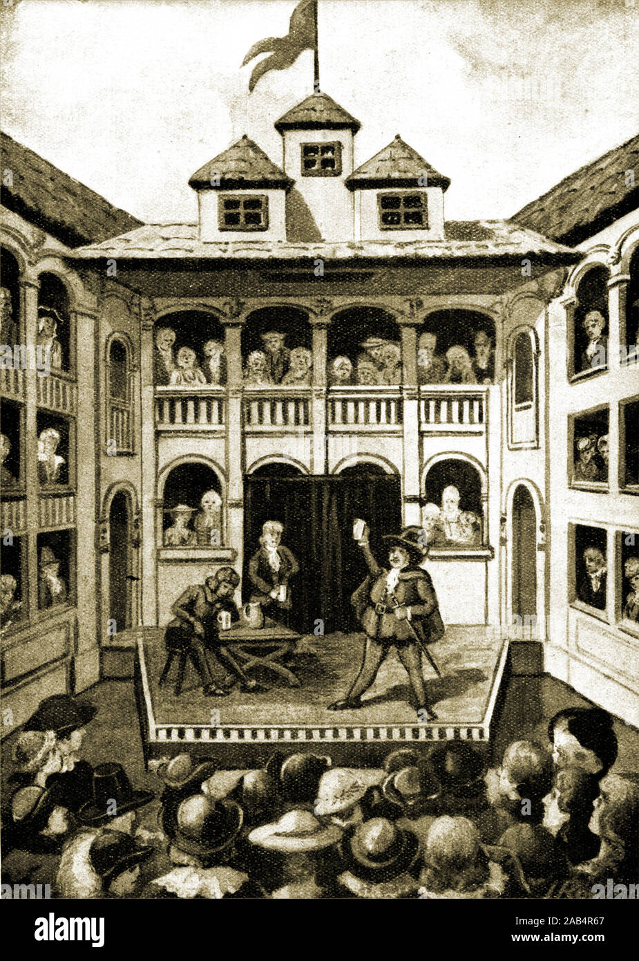 Shakespeare globe theatre stage Banque de photographies et d’images à ...
