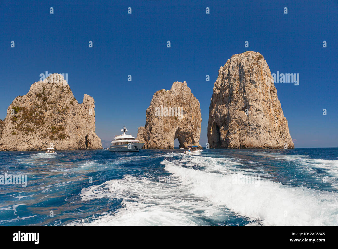 Les Faraglioni, Capri Banque D'Images