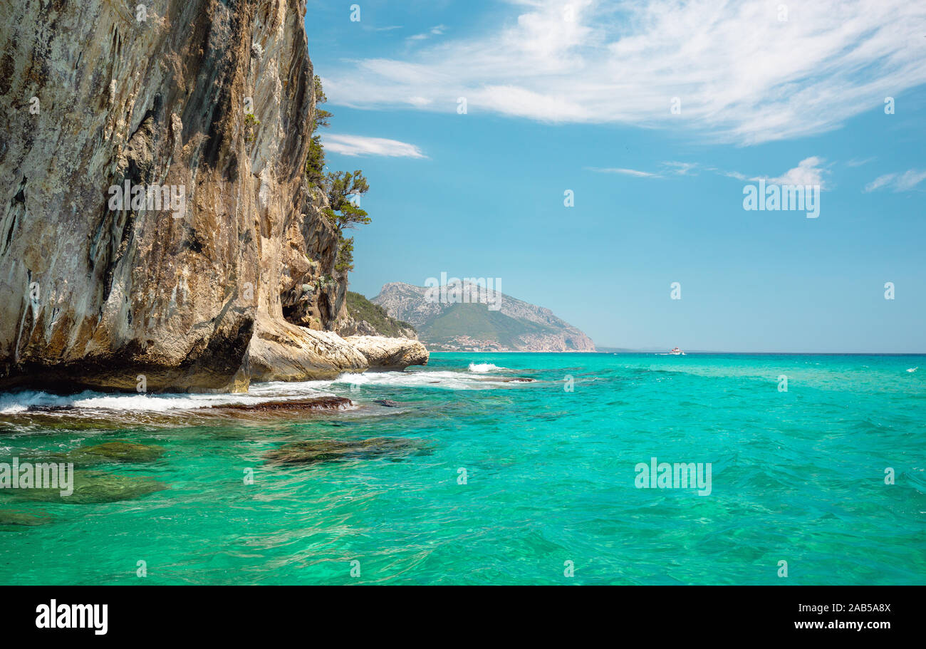 Les piscines de Vénus (Piscine di Venere) - Wildlife Refuge au Golfe d'Orosei, parc national du Gennargentu, Sardaigne - Italie Banque D'Images