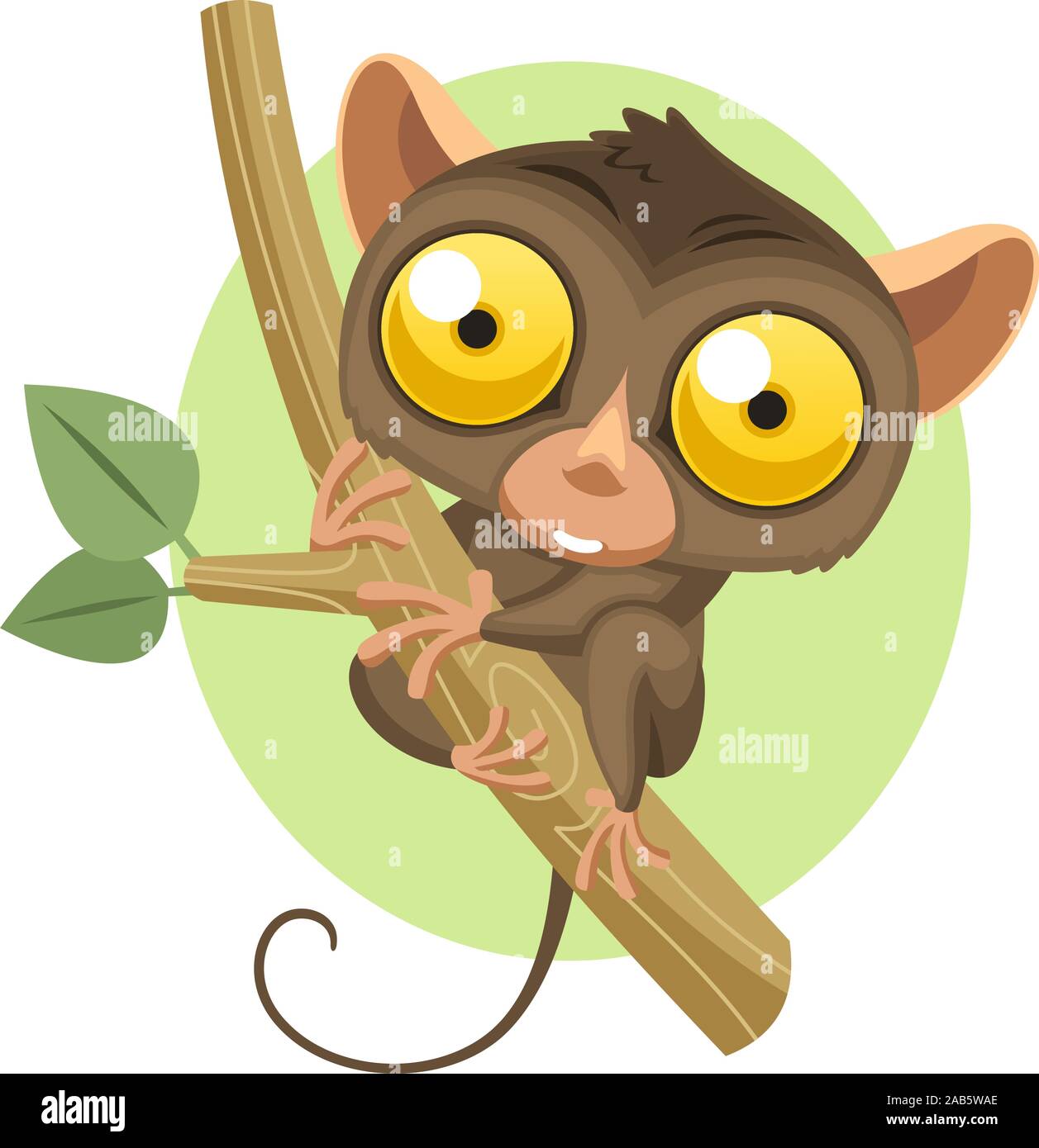 Vector cartoon illustration Tarsier Illustration de Vecteur Vector cartoon illustration Tarsier Illustration de Vecteur