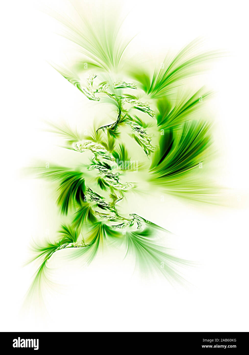 Une illustration d'une belle œuvre d'art fractal Banque D'Images
