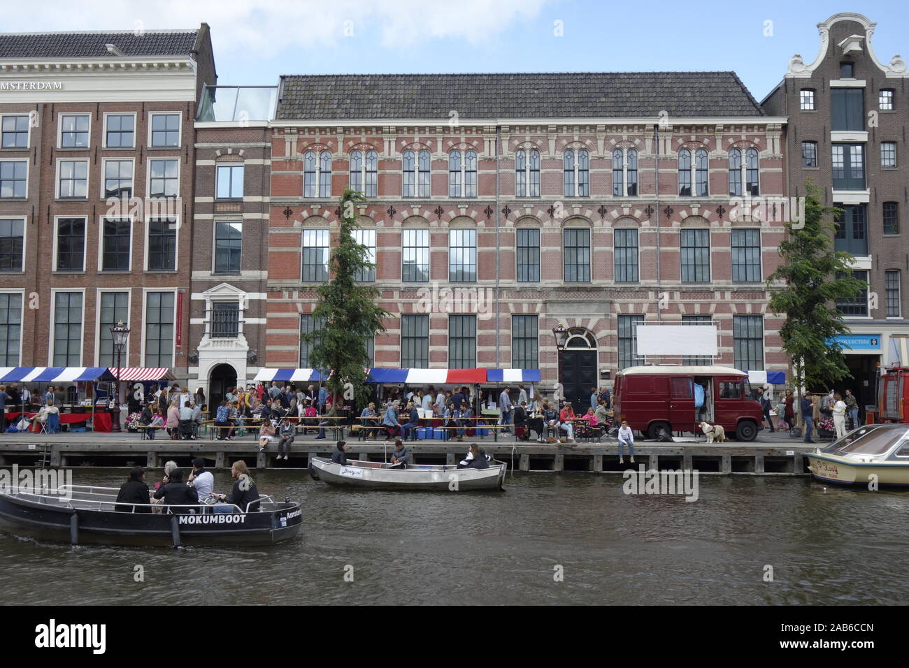 Ville pittoresque d'Amsterdam, Pays-Bas. Banque D'Images