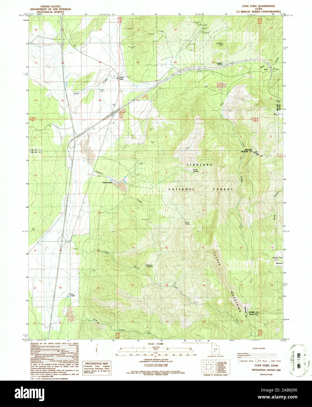 UT Cove Fort 2487301986 Restauration 24000 Banque D'Images