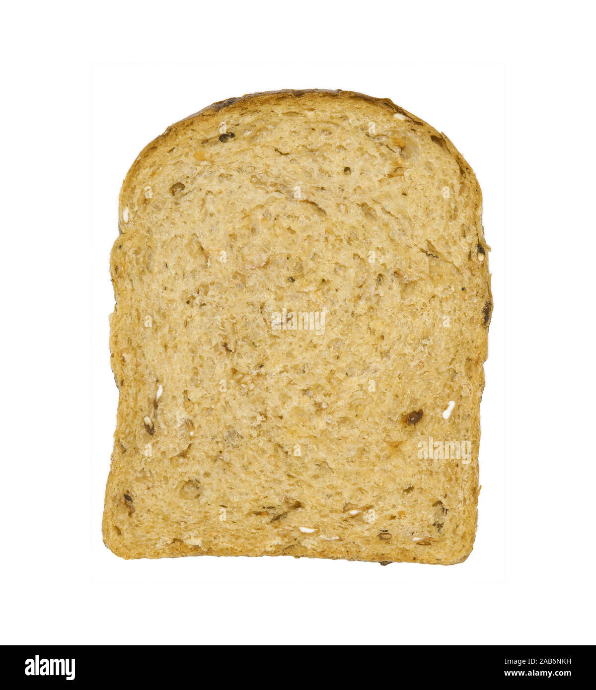 Une photographie d'une tranche de pain Banque D'Images