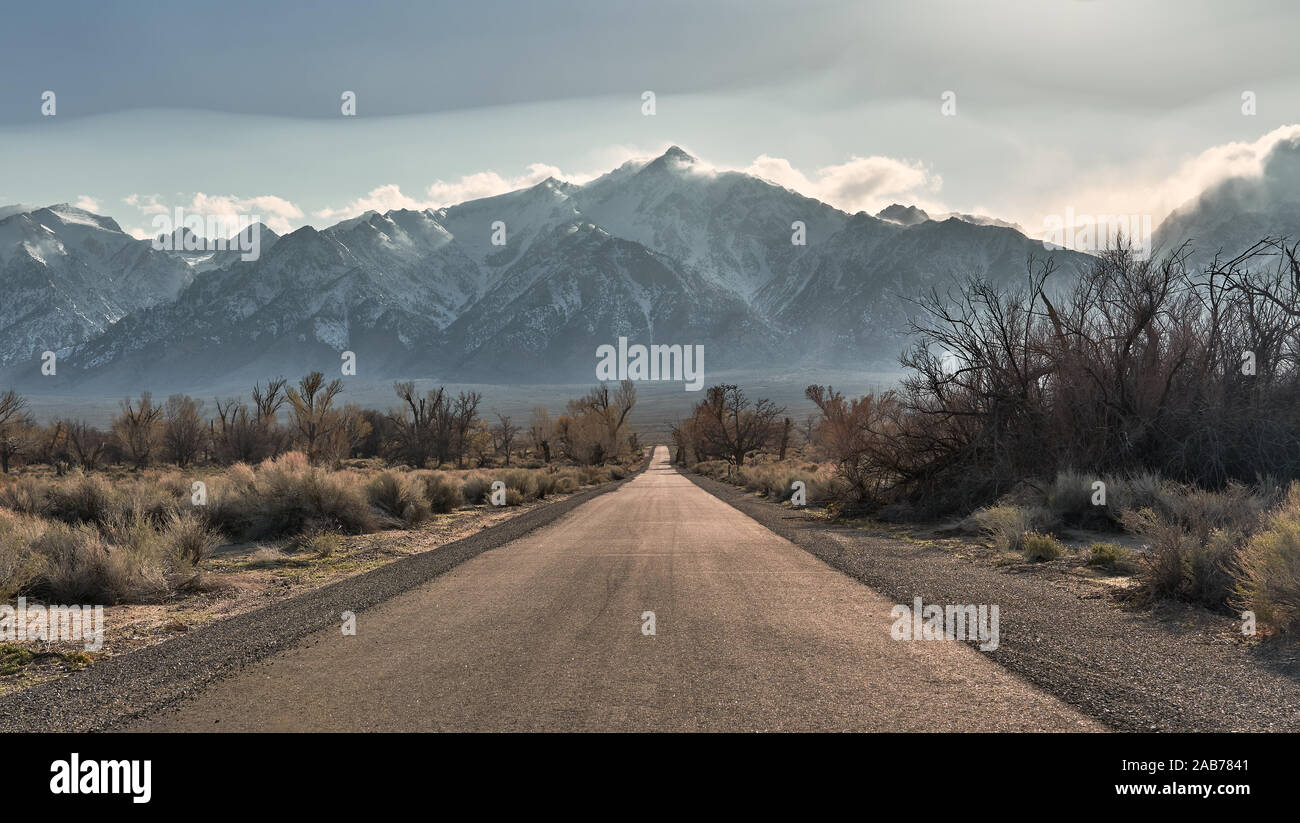 Lone Pine, CA Banque D'Images