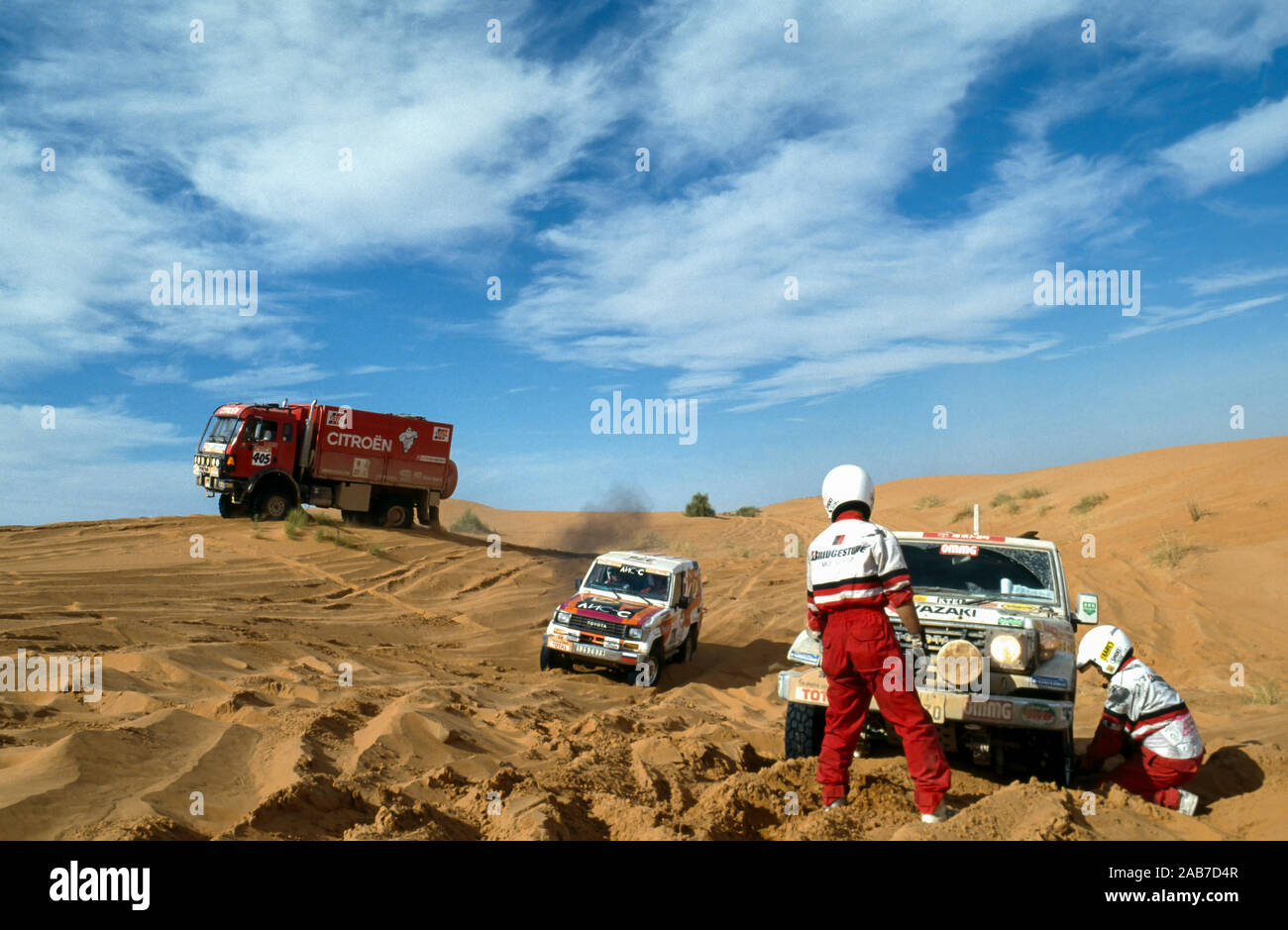 Paris Dakar Rally 1995 Photo Stock - Alamy