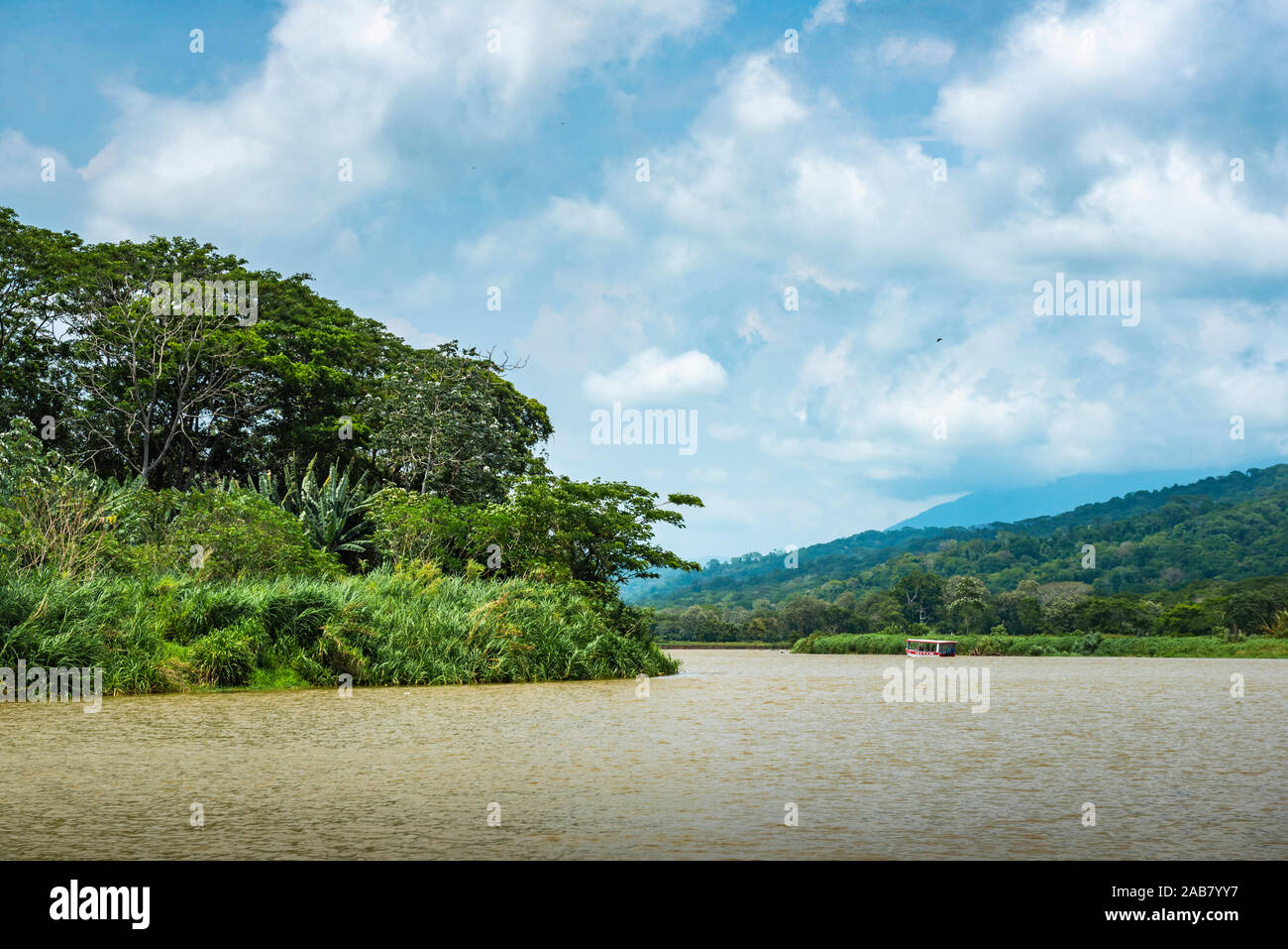 Herradura River, Parc National Carara, province de Puntarenas, Costa Rica, Amérique Centrale Banque D'Images