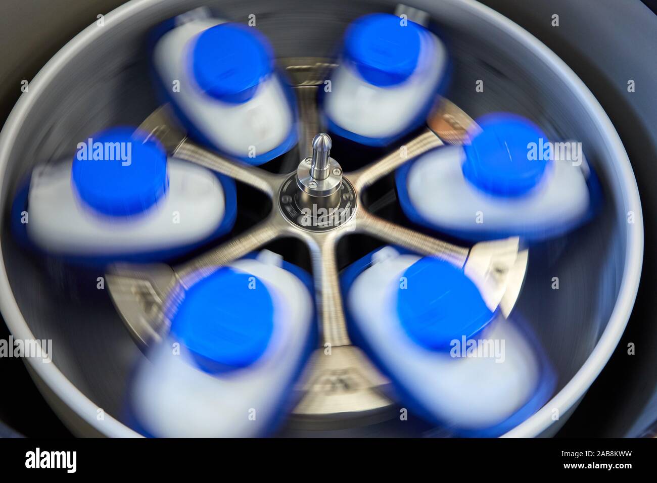 Centrifugeuse Industrielle, Laboratoire de biotechnologie, l'industrie alimentaire, de l'unité de santé, Centre de Technologie, Recherche et Innovation, Tecnalia Miñano, Alava, Banque D'Images