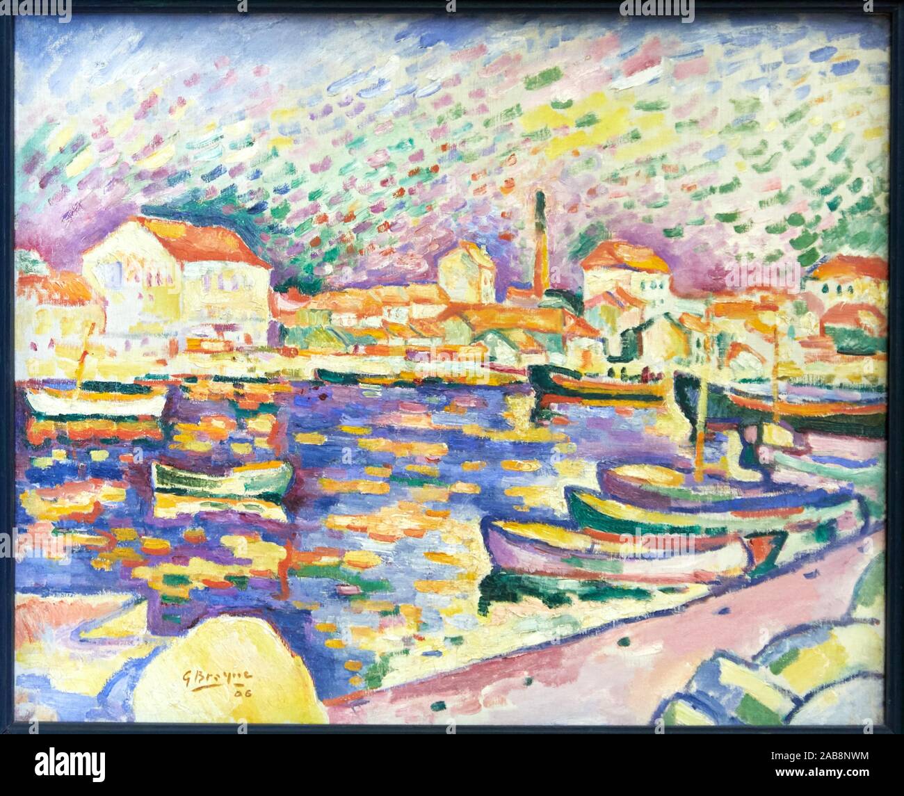 '''L'Estaque'', 1906, Braque, Centre Pompidou, Paris, France