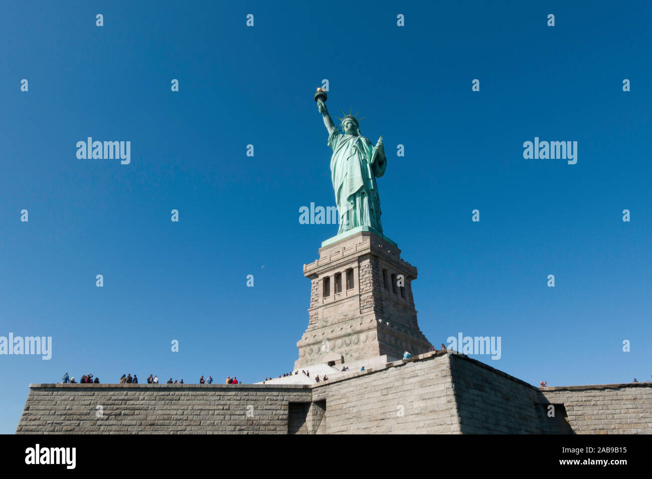 La Statue de la liberté est un symbole de la liberté aux États-Unis d'Amérique, NEW YORK, USA Banque D'Images