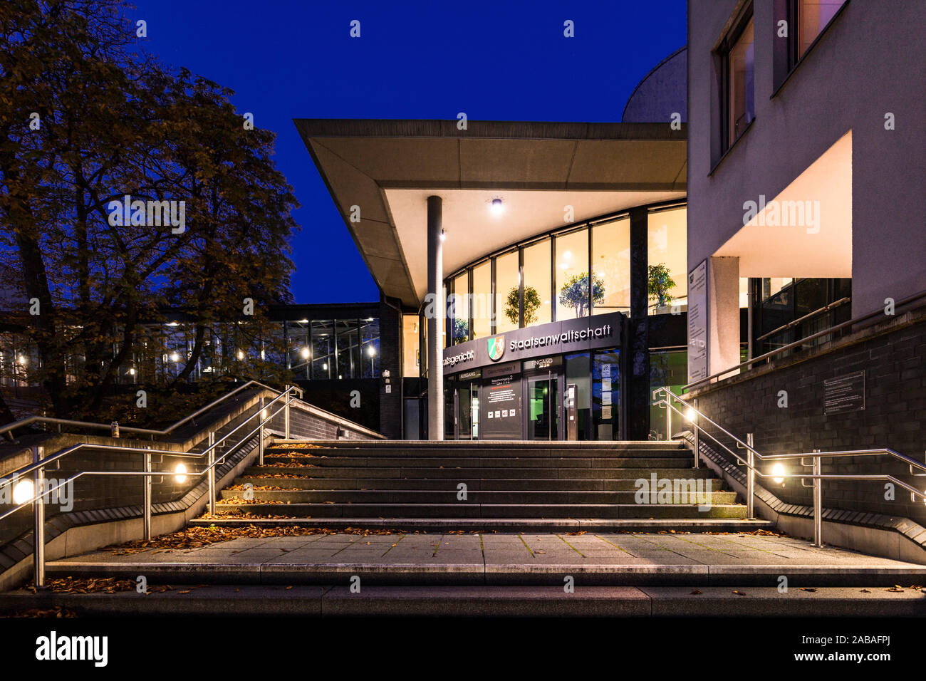 Le procureur de la cour de district et à l'Gerichtsplatz Dortmund Banque D'Images