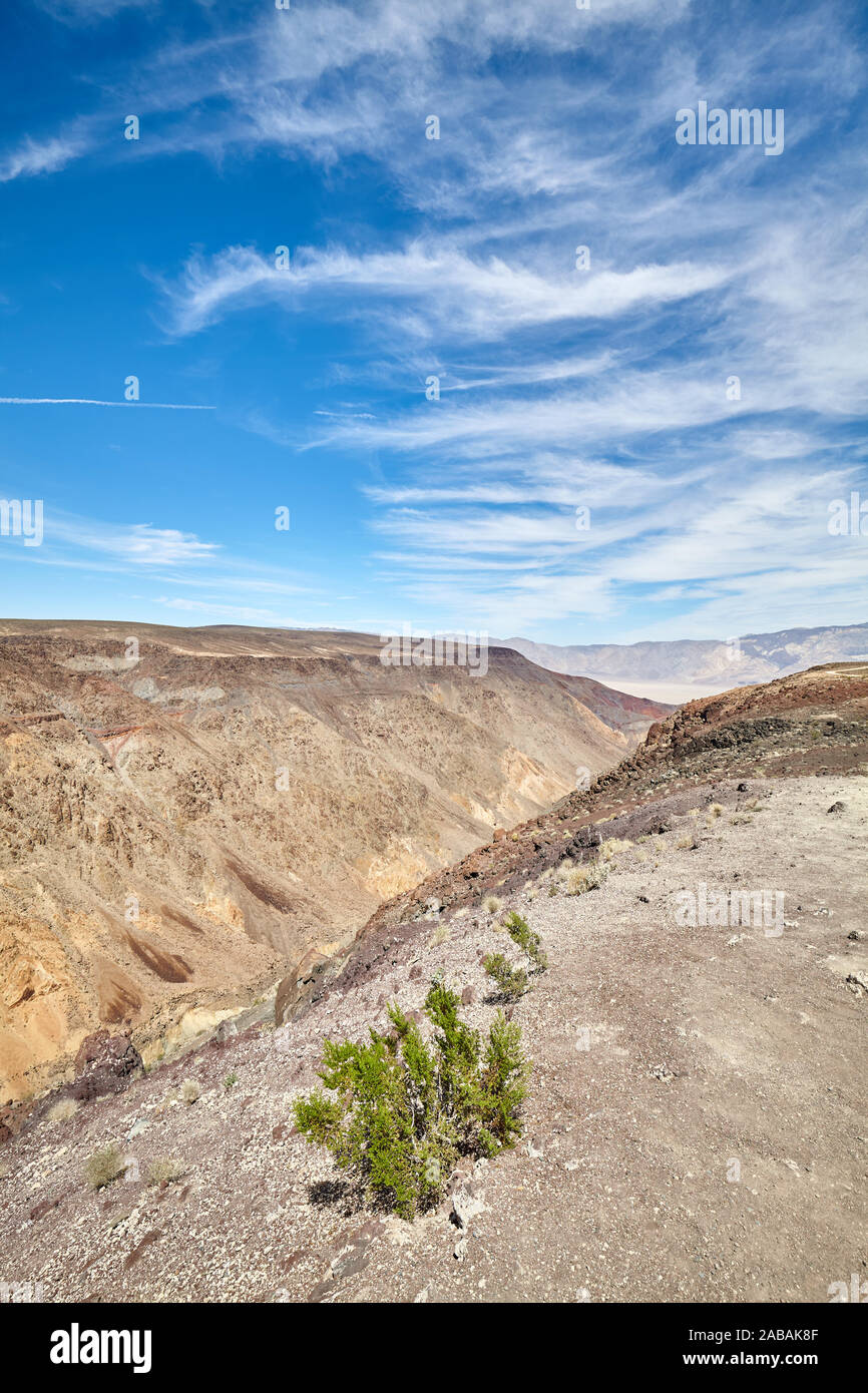 Paysage désertique dans Death Valley National Park, USA. Banque D'Images
