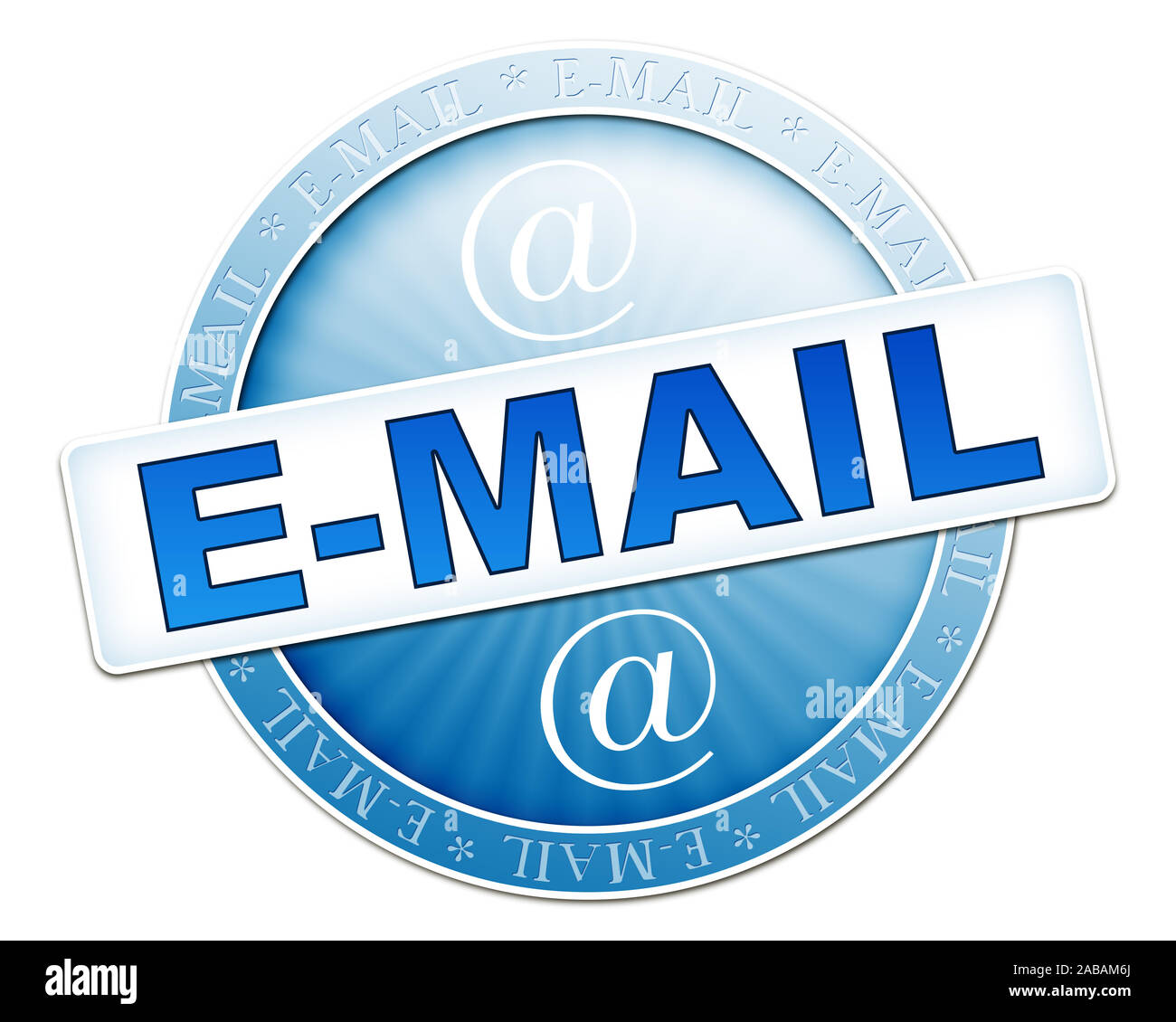 Ein Knopf mit der Aufschrift : 'E-Mail' Banque D'Images