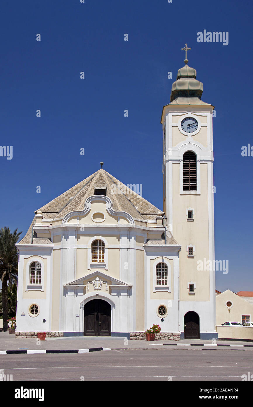 Kirche à Swakopmund, Namibie, Afrique Banque D'Images