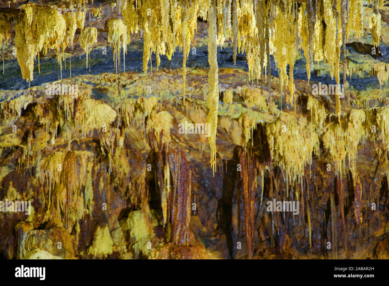 Feengrotten à Saalfeld, Thuringe, Banque D'Images