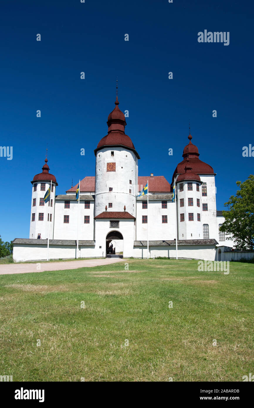 Schloss Läckö en Västergötland auf der Insel im Kallandsö Vänern gehört zu  den Barockschlössern Schwedens Photo Stock - Alamy