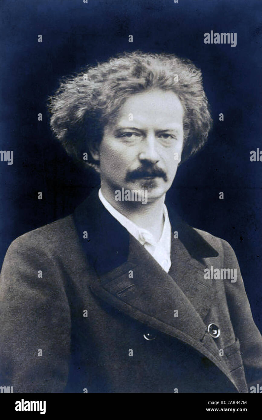 IGNACY Jan Paderewski (1860-1941), compositeur et homme d'État polonais Banque D'Images