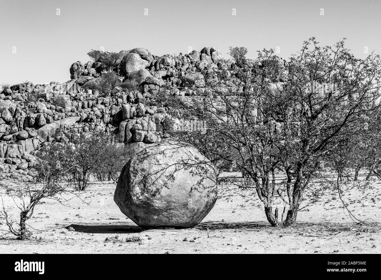 Paysage de la Namibie, l'Afrique Banque D'Images