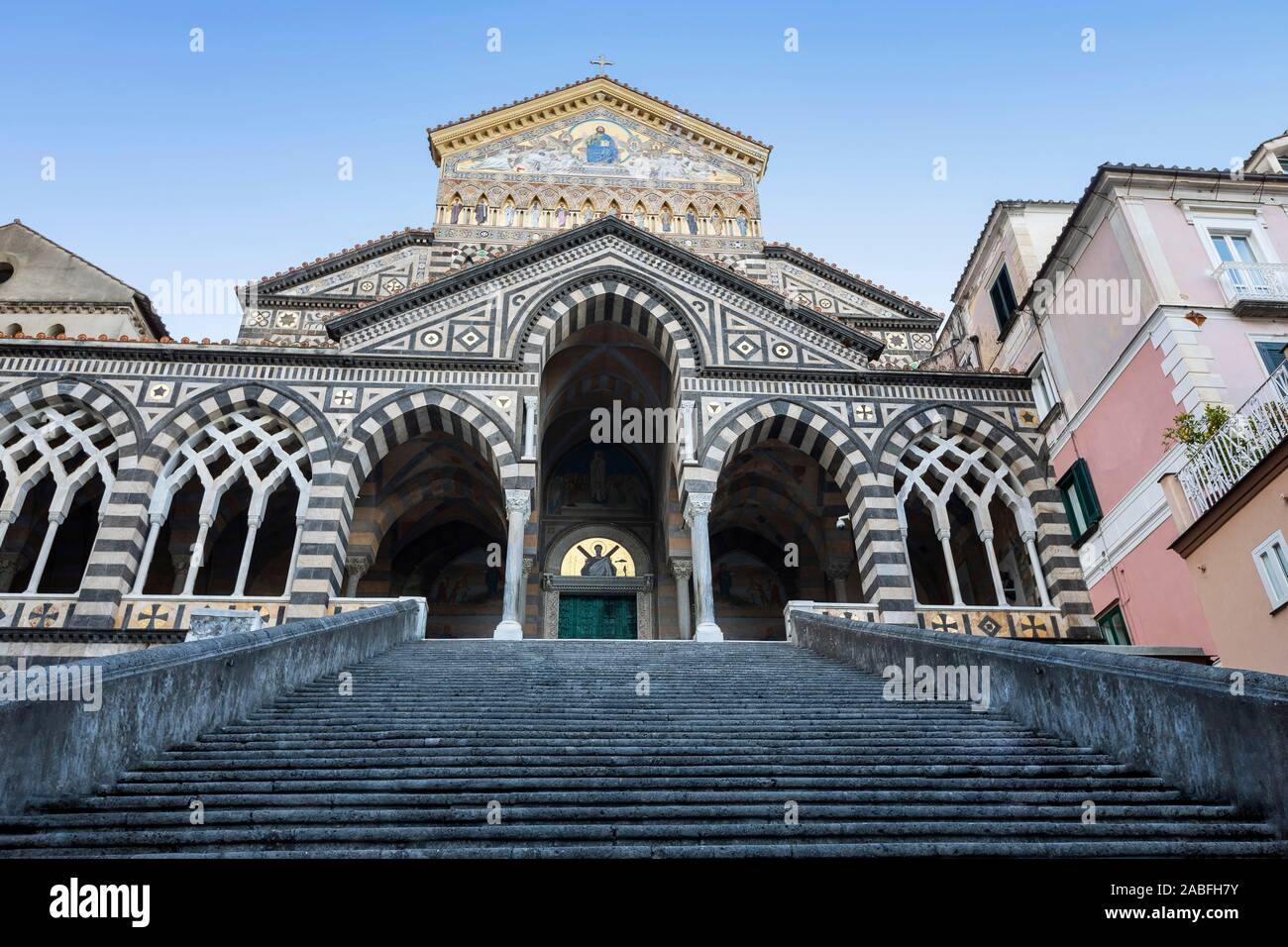 Cattedrale di Sant'Andrea, Duomo di Amalfi, Ravello, Italie Banque D'Images