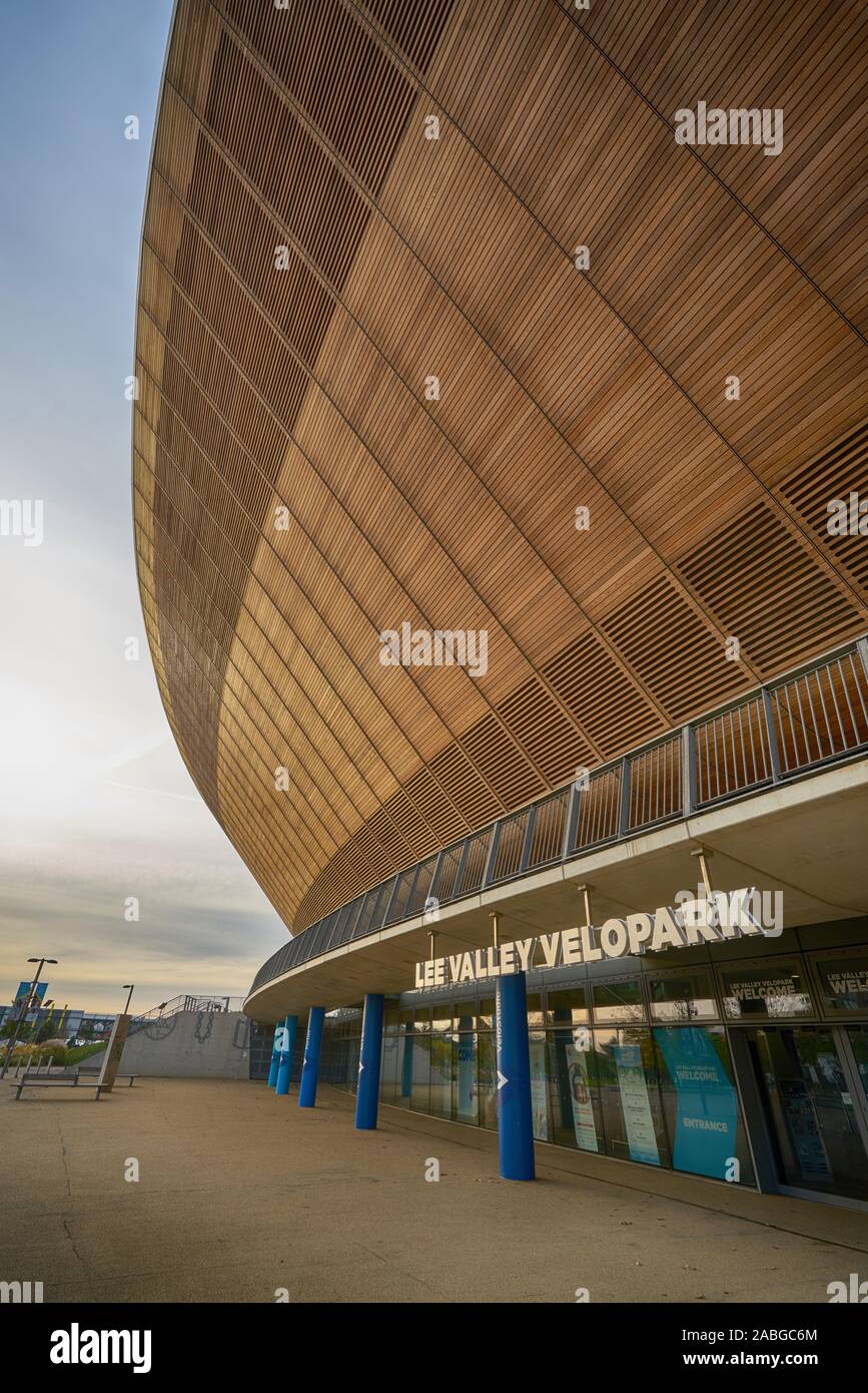 Le Vélodrome du parc olympique de Londres Banque D'Images