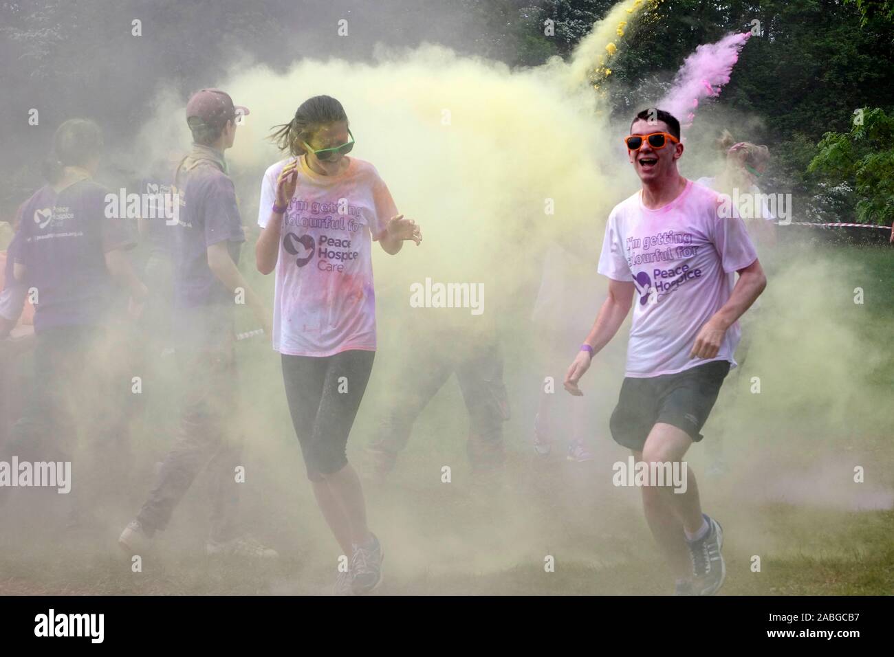 Fun Run Couleur Watford Banque D'Images