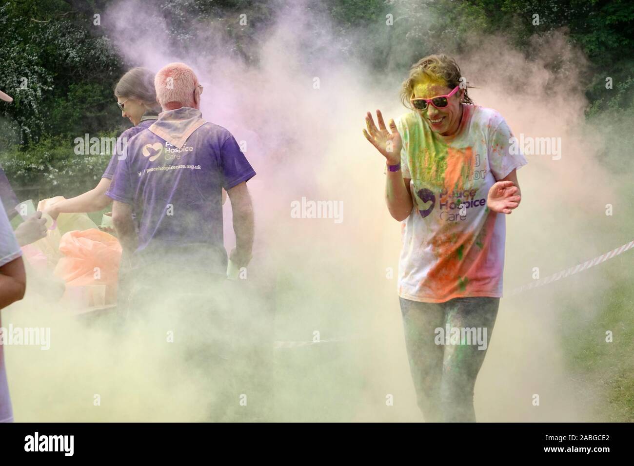 Fun Run Couleur Watford Banque D'Images