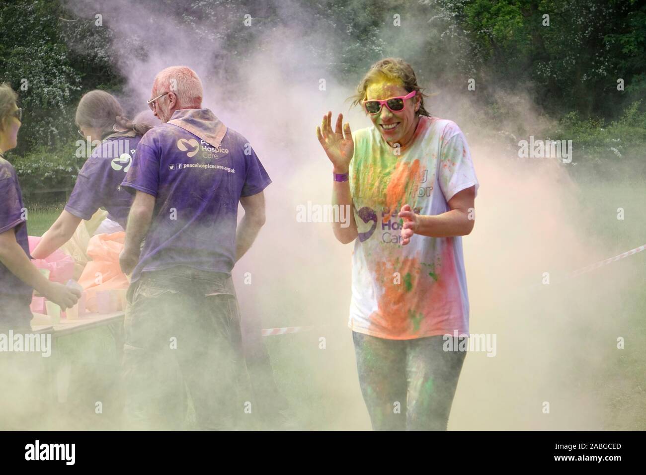 Fun Run Couleur Watford Banque D'Images