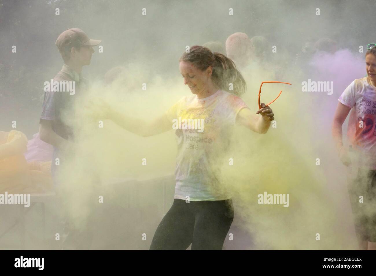 Fun Run Couleur Watford Banque D'Images
