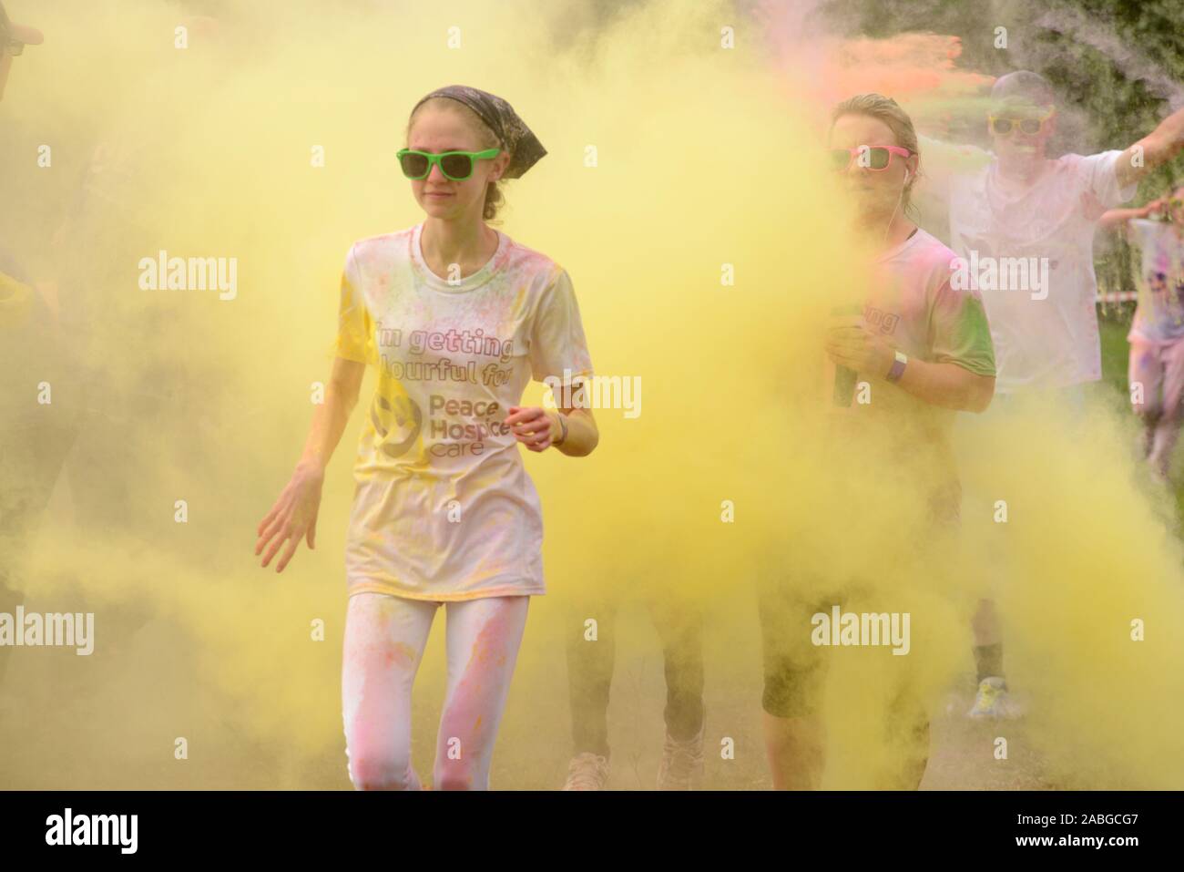 Fun Run Couleur Watford Banque D'Images