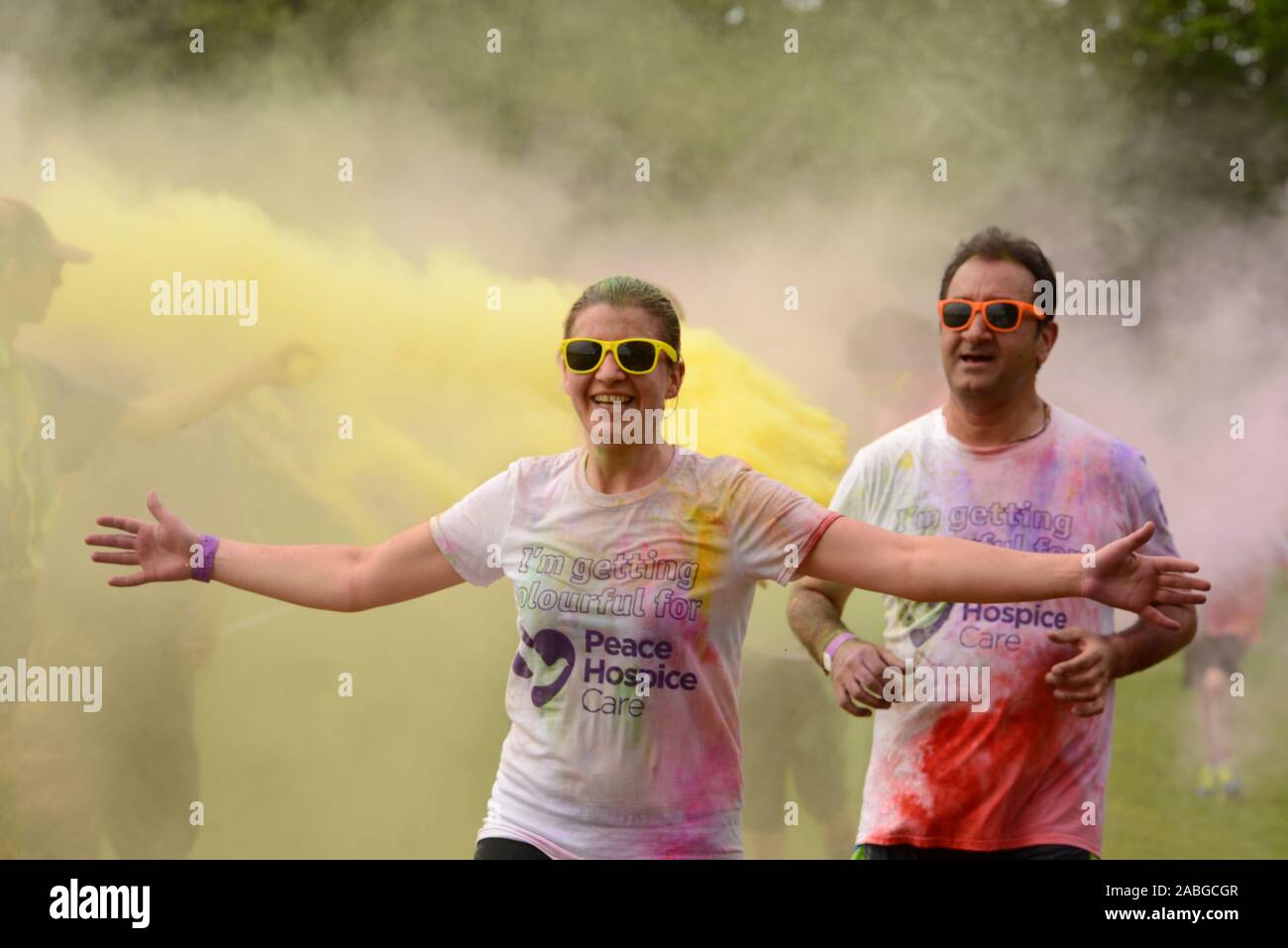 Fun Run Couleur Watford Banque D'Images