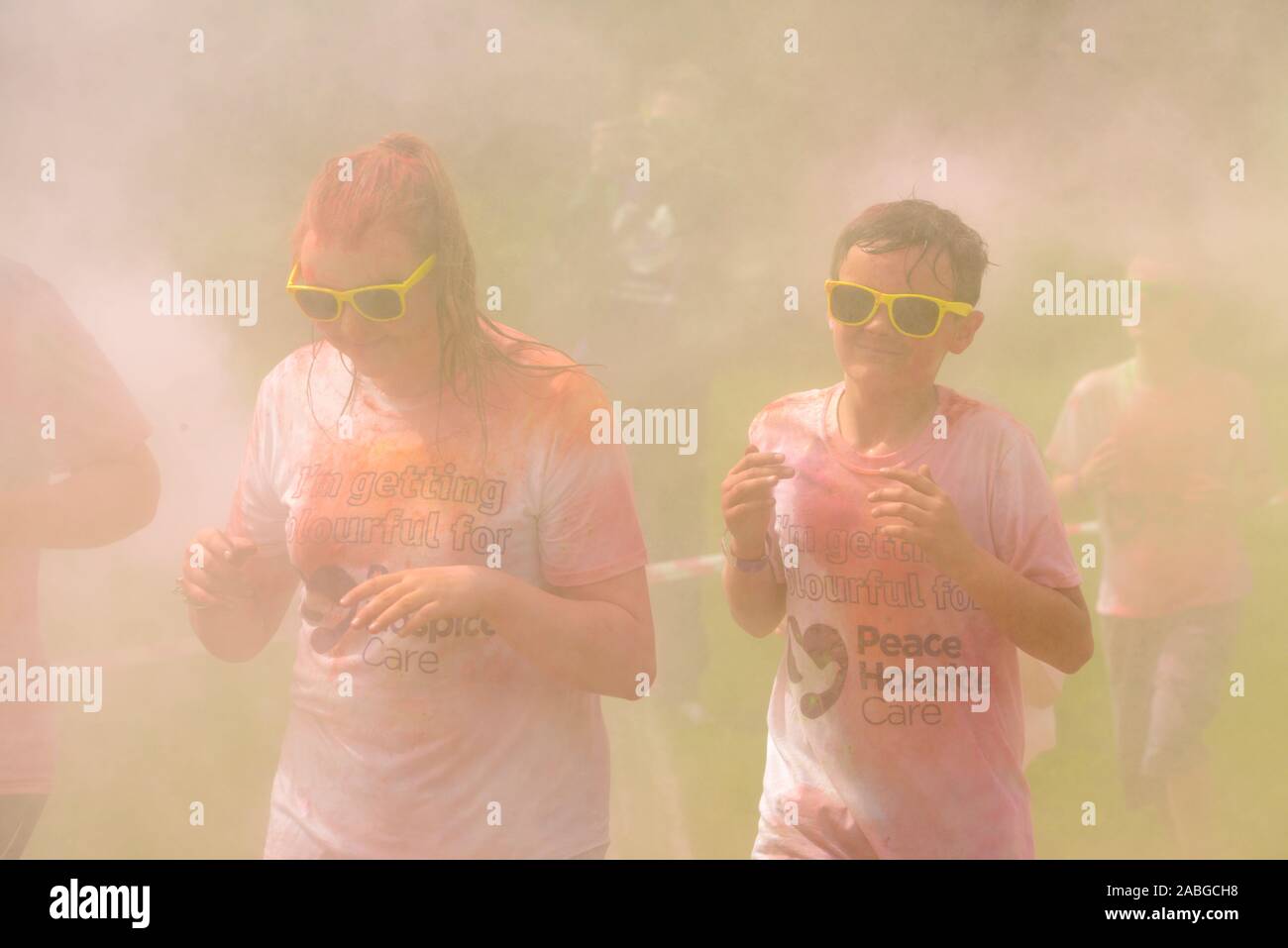 Fun Run Couleur Watford Banque D'Images