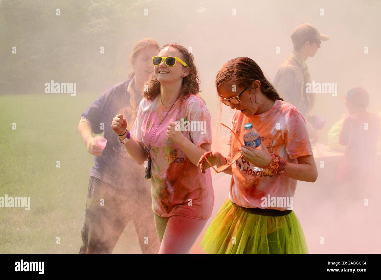 Fun Run Couleur Watford Banque D'Images