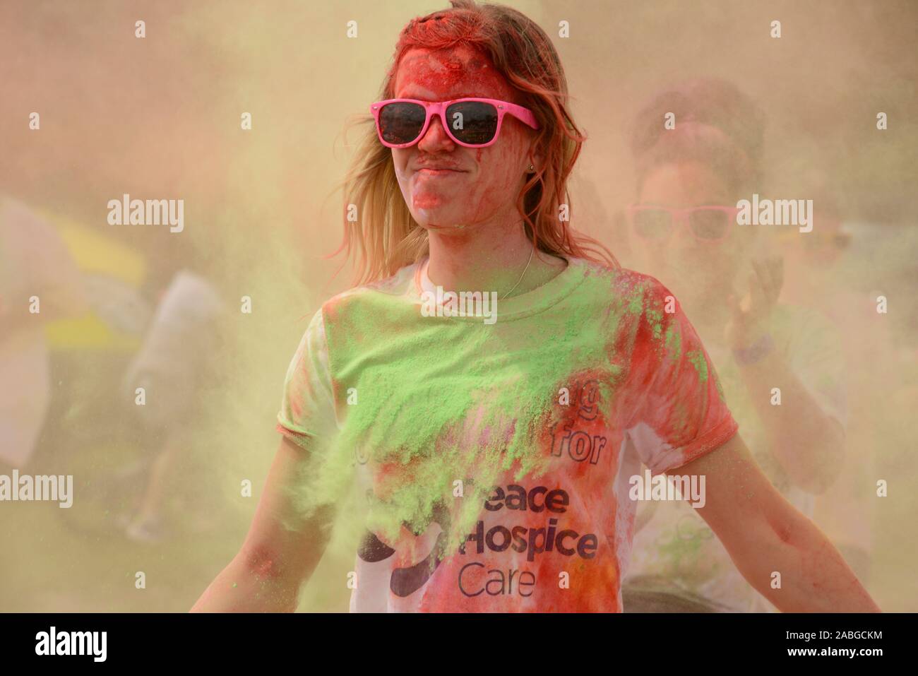 Fun Run Couleur Watford Banque D'Images