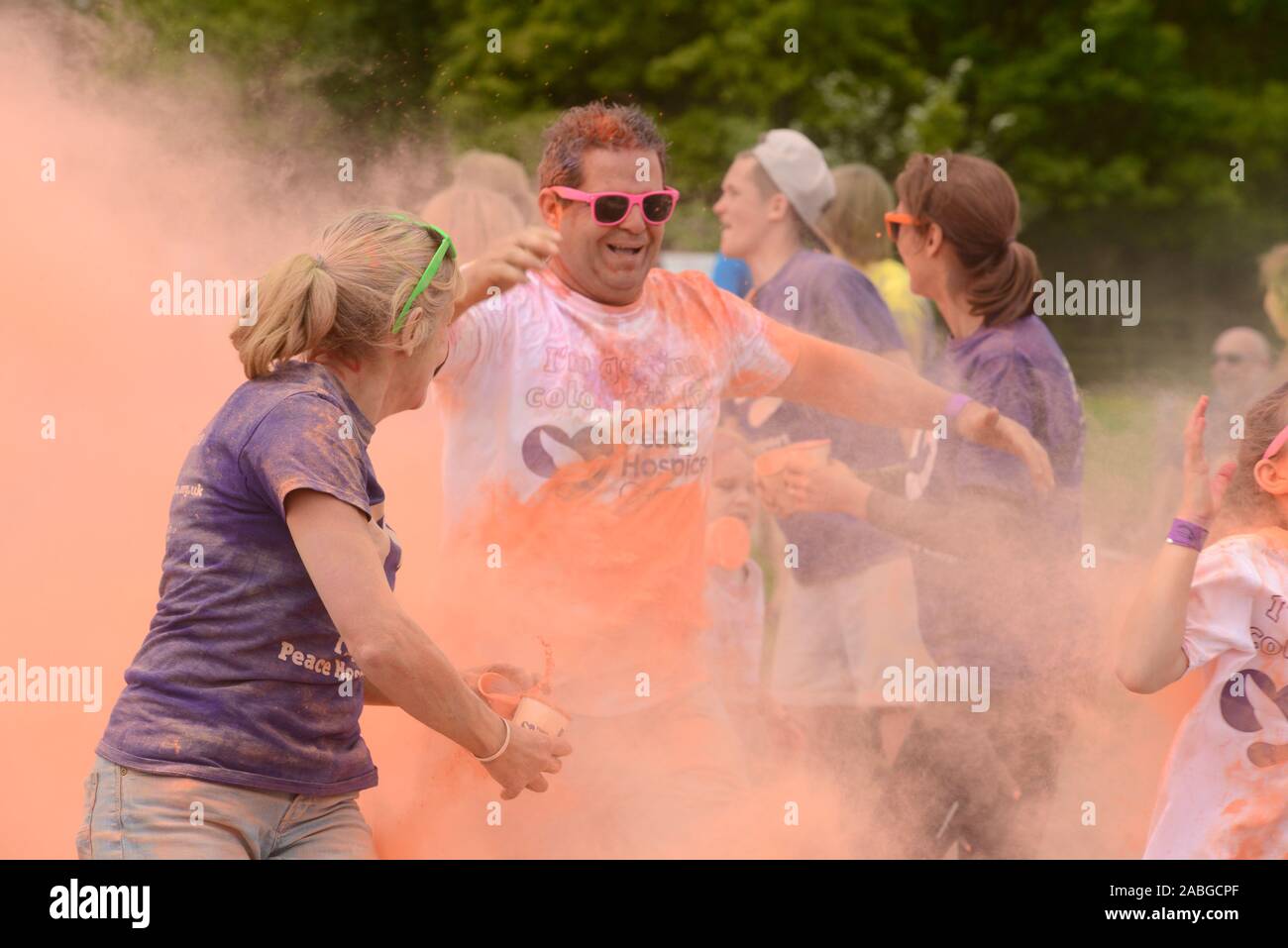Fun Run Couleur Watford Banque D'Images