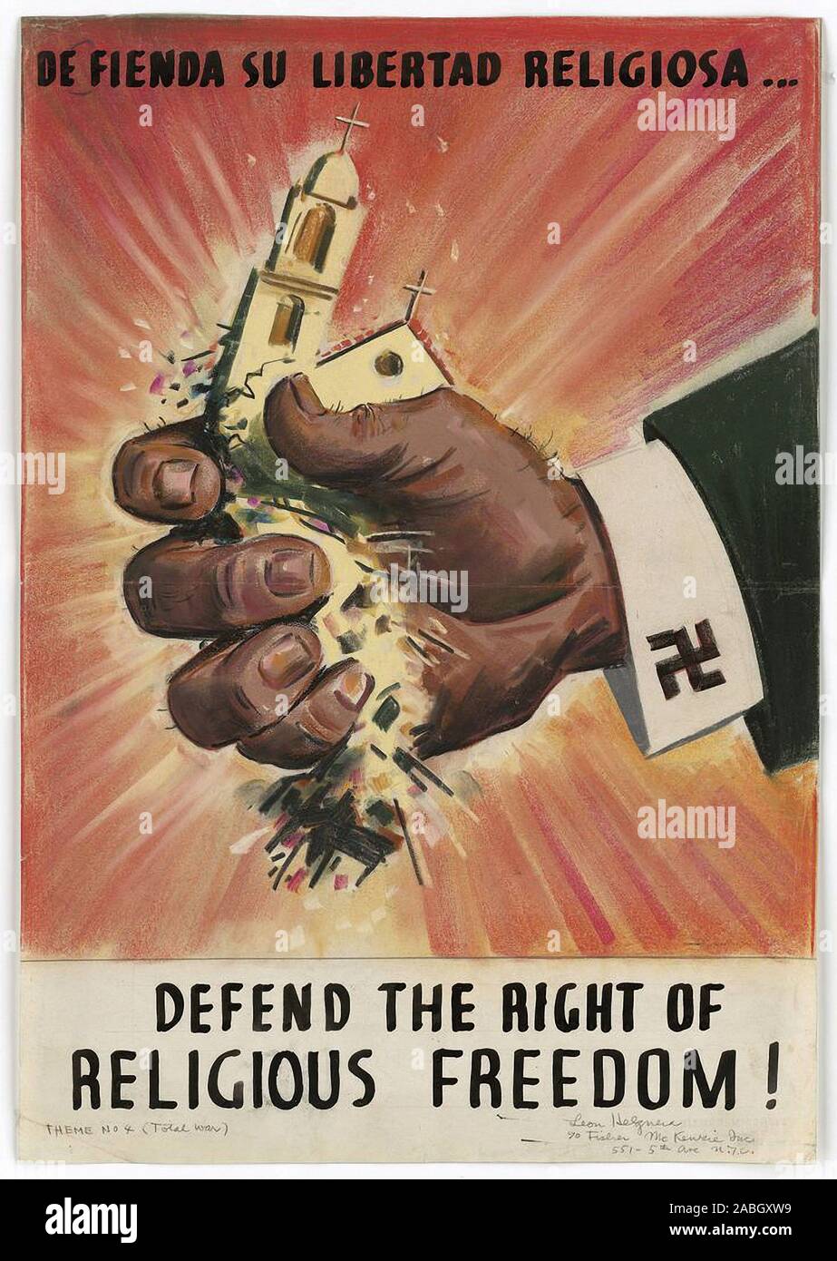 Dans l'affiche de la guerre patriotique grande résolution Banque D'Images