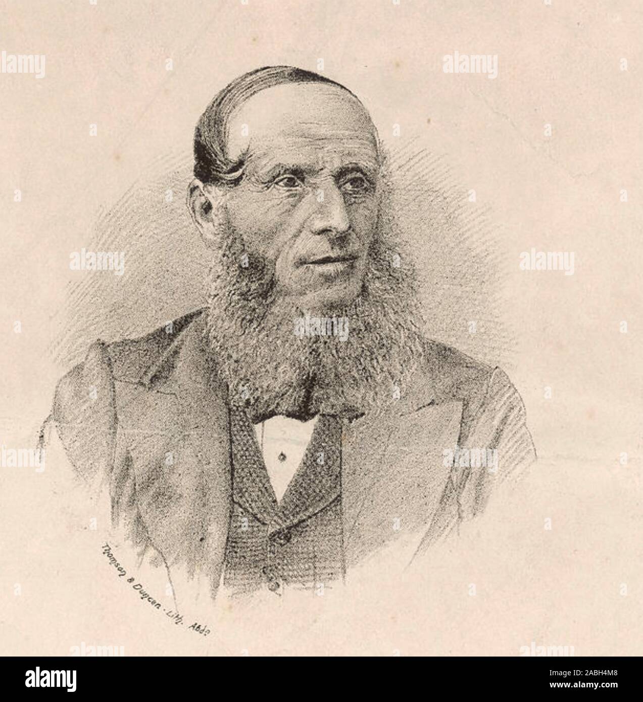 ALEXANDER BAIN (1818-1903) philosophe et pédagogue écossais Banque D'Images