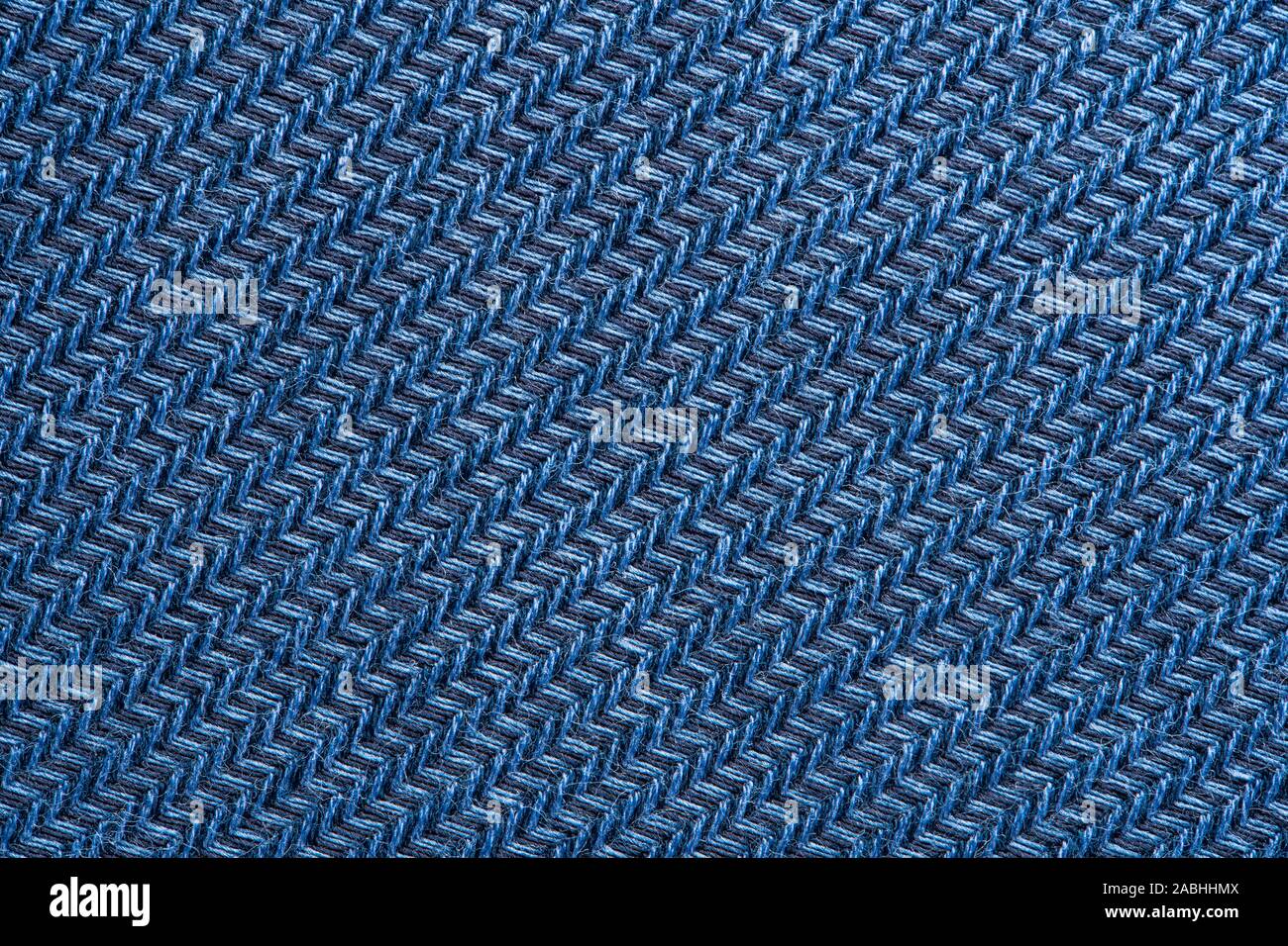 Vêtement bleu texture de tissu. Fond Tissu Close Up Banque D'Images