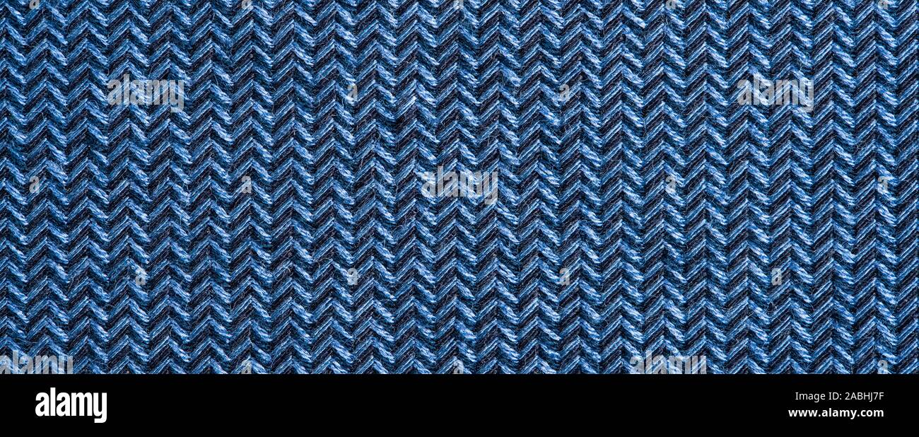 Vêtement bleu texture de tissu. Fond Tissu Close Up Banque D'Images