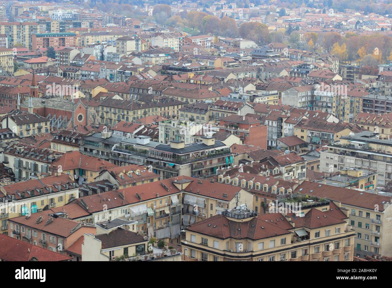 Littoria Tower vu dans la ville de Turin Banque D'Images