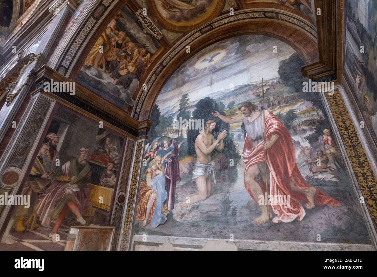 Italie, Milan : église de San Maurizio al Monastero Maggiore Banque D'Images