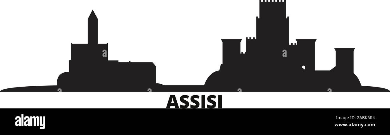 L'Italie, assise sur les toits de la ville d'illustration vectorielle, isolé. L'Italie, assise billet cityscape de repères Illustration de Vecteur