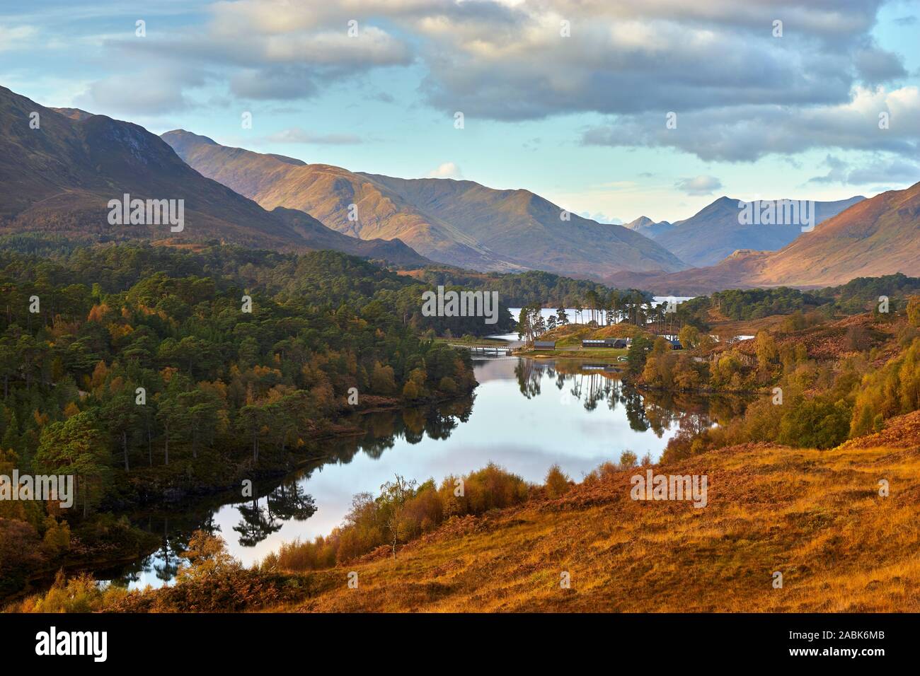 Loch Affric. Glen Affric, Inverness, Ecosse, Highland Banque D'Images