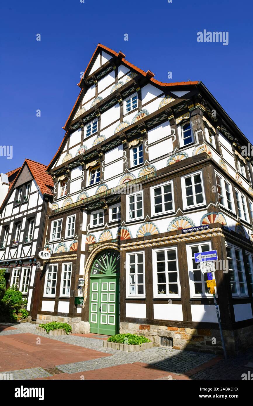 ""Villa Rügen, Kupferschmiedestraße, Altstadt, Hameln, Niedersachsen, Deutschland Banque D'Images