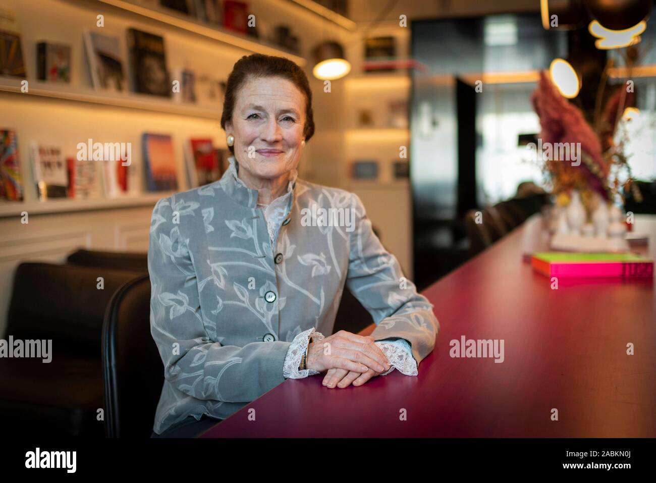 Le Directeur général de l'Unicef, Henrietta Fore pose pour une photo portrait sur Samedi, 16 février 2019 à l'hôtel Roomers à Munich (Haute-Bavière). [Traduction automatique] Banque D'Images