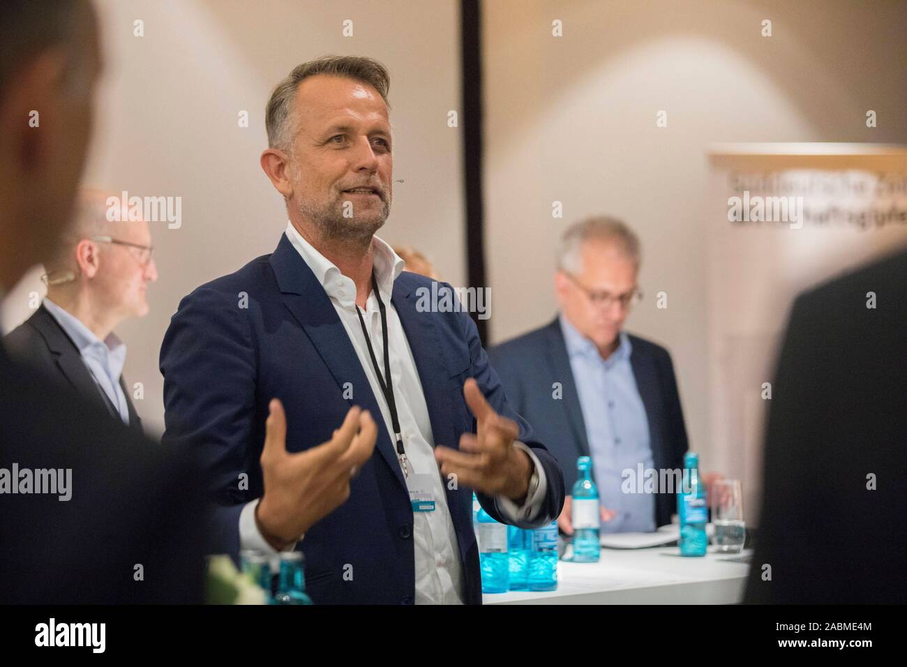 Stephan Lunau, directeur général de l'UMS au sommet économique SZ à l'École de Francfort et de la gestion des finances à Frankfurt am Main. [Traduction automatique] Banque D'Images