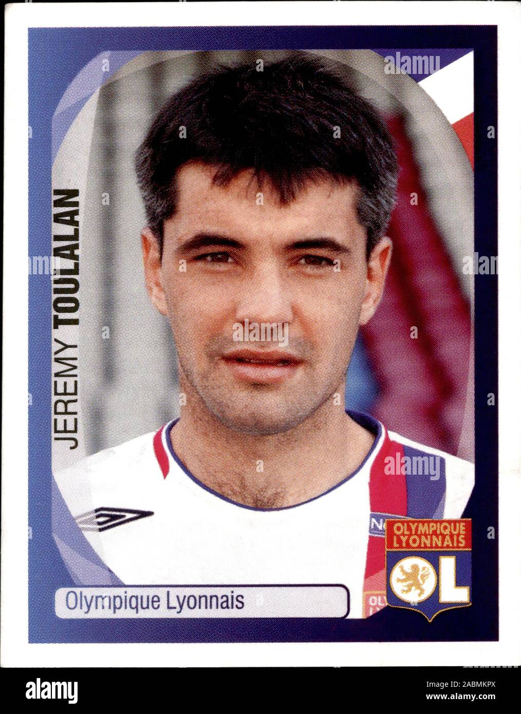Jeremy Toulalan à partir de l'Olympique Lyonnais Banque D'Images
