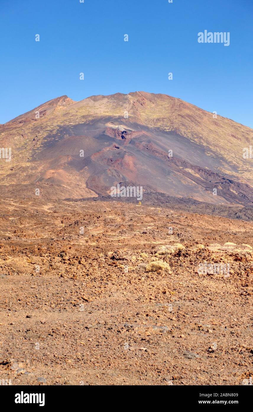 Paysage volcanique dans le Parc National du Teide, Tenerife Banque D'Images