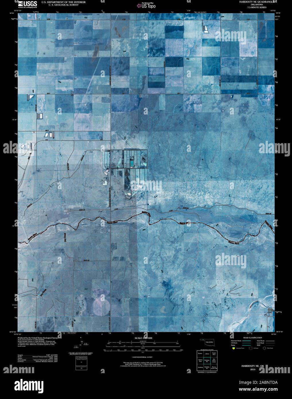 Carte de hardesty Banque de photographies et d’images à haute